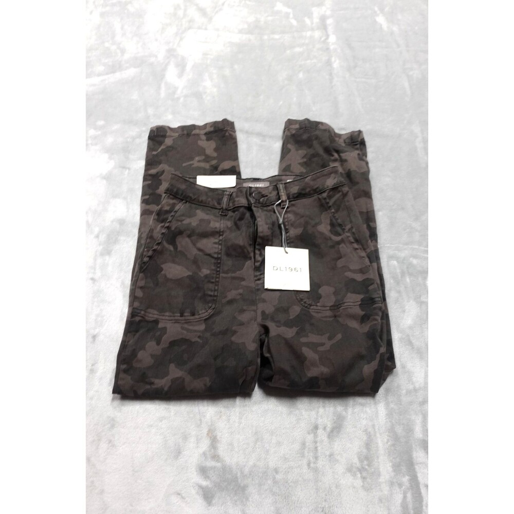 NWT‎ DL1961 Womens Size 26 High Rise Camo Vintage Straight Jeans